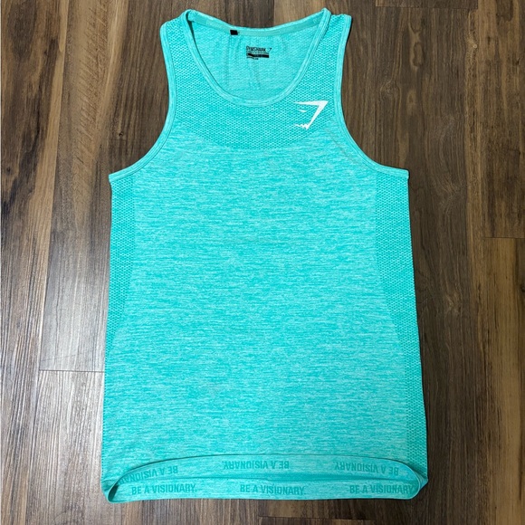 T-shirt Gymshark Avant Bleu - Taille M - Édition OG 2015 - Occasion Parfait état